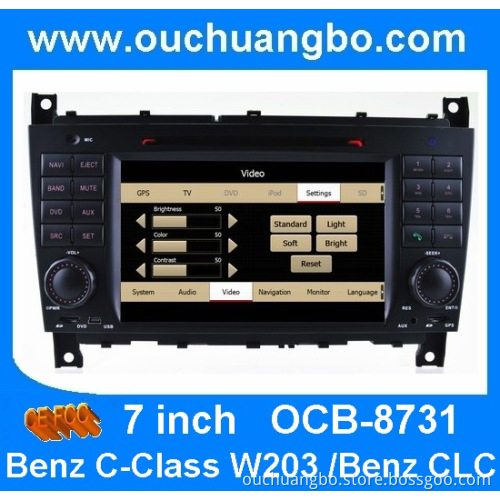 Ouchuangbo Car DVD Multimedia Radio for Benz C-Class W203 /Benz CLC GPS iPod USB